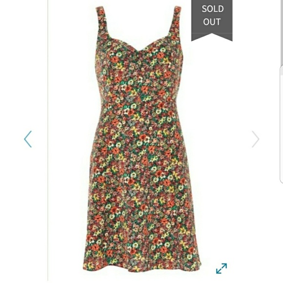 NWT Topshop Floral Sundress - Size 8 - Picture 3 of 8